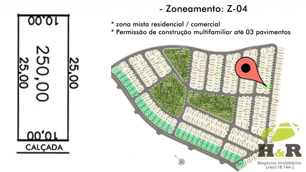 Terreno à Venda 250,00 m²