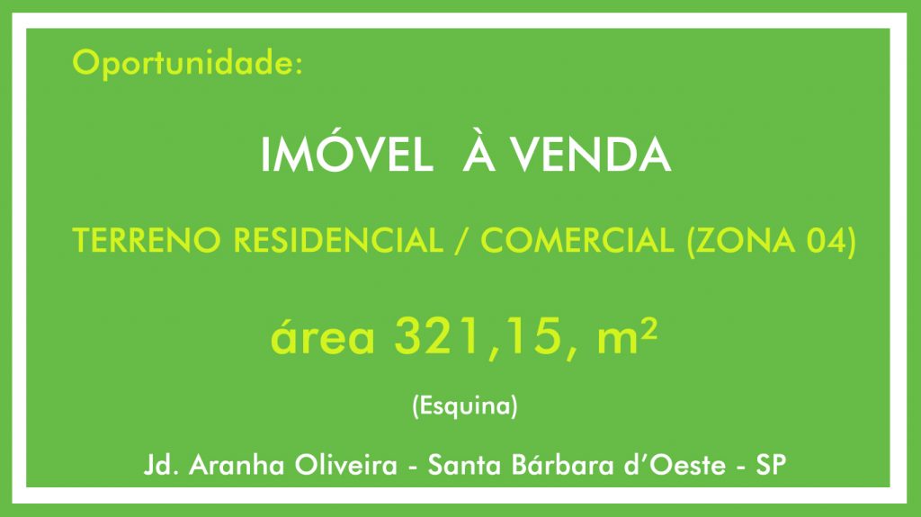 Esquina à Venda 321,15 m²